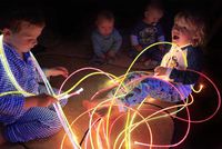 UV Reactive Fiber Optic Sensory sideglow Lighting Kit 200 Tails x 13.12' with 75W Tungsten Illuminator