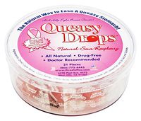 Three Lollies | Queasy Drops – Supporting Breast Cancer Awareness | Nausea Relief (Chemo, Motion Sickness, etc.) | Drug Free & Gluten Free | Natural Raspberry Flavor | 21 Drops