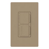 Lutron MA-L3T251-MS Maestro 300 Watt Single Pole Dimmer And Timer Switch, Mocha stone