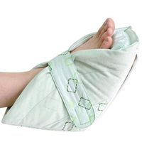 XGG Heel Protector for Decubitus/Bed Sores/Pressure Sores - Foot and Ankle Pillow Guards Support Protectors Soft Breathable Light Blue,1 Pair