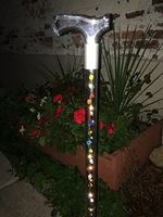 LED Lighted Elegant Acrylic Designer Walking Cane (35")