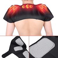 Shoulder Heating Belt, Neck Muscle Pad Pain Relief Electric Back Relaxing Therapy Tool(M)