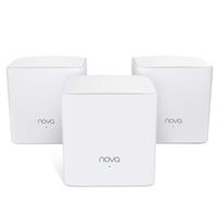 Tenda NOVA Whole Home Mesh WiFi System - Replaces Gigabit AC WiFi Router and Extenders, Dual Band, Works with Amazon Alexa, Built for Smart Home, Up to 3, 500 Sq. Ft. Coverage (MW5s 3-Pk).