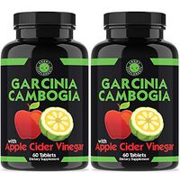 Angry Supplements Garcinia Cambogia with Apple Cider Vinegar Pills for Weightloss - Natural Detox Remedy Includes Gymnema, Cinnamon, Ketone for a Complex Diet, Health, and Nutrition (2-Pack)