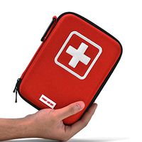 First Aid Kit 110 Piece for Survival Car Home Office Camping Hiking Travel Outdoor Sports Earthquake Emergency Kits Red