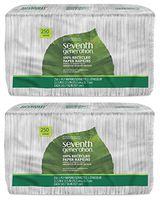 Seventh Generation, White Lunch Napkin 1-ply zRbifyj, 2Pack (250 Count)