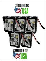 5pc Saflok S20040 Door Lock Batteries - DL-7 Interstate / Saflok / Saft Door Lock Replacement Battery