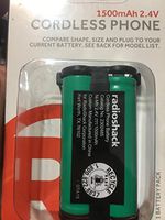 RadioShack 23024854Cordless Phone Battery For Panasonic KX-TG2208, KX-TG2214, KX-TG2216, KX-TG2224, KX-TG2226, KX-TG2235, KX-TG2238, KX-TG2248, KX-TG2258