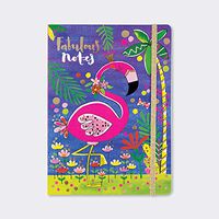 Rachel Ellen Flamingo Fabulous Notes Notebook