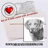Michael Steddum Chesapeake Bay Retriever Pencil Note Card Set