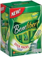 Benefiber Drink Mix, Taste Free, 28 Stick Packs (Pack of 2)