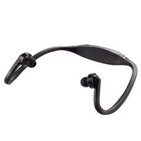 Cuitan Bluetooth 3.0 Wireless Sports Stereo Headphones Earphones Headset for Samsung, Apple, Huawei, Meizu, Coolpad, Xiaomi, Tablet, Laptop, etc, Neckband Style Headset for Bluetooth Devices - Black
