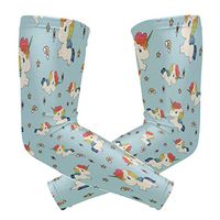 Anyangquji Pony Unicorn Arm Sleeve Protectiv for Man Elbow Brace for Arthritis (1 Pair)