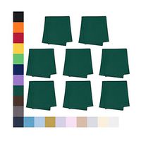 Eyeglass Cleaner Microfiber Cloth - Glasses Cleaner for All Gentle Surfaces, Touchscreens, Smartphones, Camera Lenses, LCD & HD Screens -Dark Green, 8 Pack- by OptiPlix