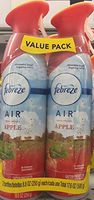 Febreze Air Effects Fresh-Pressed Apple Air Freshener Value PK, 17.6 OZ, 2 bottles