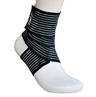 PANDA SUPERSTORE 1 Pair Breathable Men Women Ankle Foot Brace Support Pad Free Size