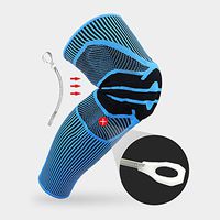 VSPORTS Basketball Compression Knee Pad Long Leg Calf Sleeve Shin Wear Knee Supporter for Sports for Men Women - Medium Size - 1 Pack