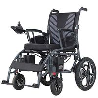 Oceanindw Electric Wheelchair - Lightweight Foldable Aviation Aluminum Alloy Frame with 500W Motor and Manual Parking Brake, 45cm(18 inches Seat Width