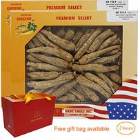 DABC OAK LAND 8OZ=227gm/Box Hand-Selected American Wisconsin Farmed Ginseng Root | Whole |美国威斯康辛州 长枝西洋参 花旗参 礼盒装 | Cultivated Wisconsin American Ginseng WI 110# L Box