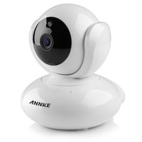 ANNKE Full HD Wireless WiFi IP Security Camera for Home Surveillance System, Pan/Tilt, IR Cut Filter, 2 Way Audio(NO SD Card)