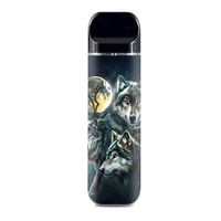 IT'S A SKIN Decal Vinyl Wrap for Smok Novo Pod System Vape Sticker Sleeve Cover / 3 Wolves Moonlight