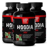 Fat Burning Pills That Work Fast - HOODIA GORDONII Extract 2000mg - Hoodia gordonii 2000-3 Bottles 180 Capsules