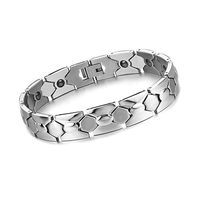 MONIYA Stainless Steel Bio Energy Magnetic Therapy Bracelet Pain Relief for Arthritis and Carpal Tunnel