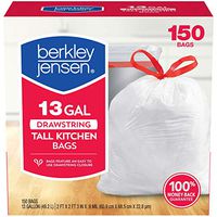 Berkley And Jensen Drawstring Trash, 150 Count