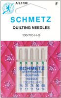 Schmetz Assorted Quilting Sewing Machine Needles 130/705H-Q Sizes 75/11 and 90/14