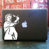 Albert Einstein Decal Small