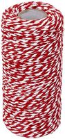 Red and White String Twine fit for DIY Gift Packing Wedding Birthday Gardening Ornament