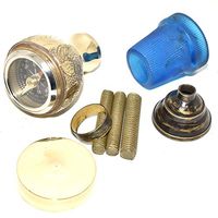 Nautical World Brass Compass Stick Head Handle Victorian Walking Style