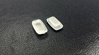 LMP Optical® Premium Grade Soft Silicone - Rectangle Shaped Nose Pads (Slide/Push-in) 11MM (2)