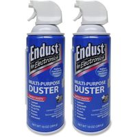 Endust 10oz Multi-Purpose Duster with Bitterant - Display Screen, Desktop Computer, Gaming Console, Electronic Equipment, Keyboard, Notebook