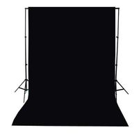 InKach Photography Backdrop - 5 x 7ft Photography Background Screen Pure Color Photo Studio Props (Black)
