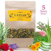 Yoni Steaming Herbs (5 Steams, 5 oz), 8 Types of Organic Herbs -Rosemary, Lavender, Aloe Vera, Calendula and More - Detox, Healing and Stress Relief Steam Herbs