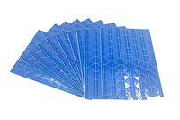 WEI LONG 10 Sheets(1020-pack) Multi-Colored Self-Adhesive PVC Photo Corners Stickers for DIY Scrapbook, Photo Storage, Personal Journal&Travel Recording Diary Adhesive