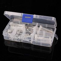 JPONLINE Popular Eyeglass Sun Glasses Nose Pad Optical Watch Screwdriver Repair Screws Nut Tool Assorted Kit with Box NEW