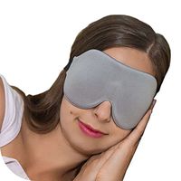 ComfyMed Sleep Mask CM-EM17 - Best Night and Travel 3D Eye Mask for Men and Women (Grey)