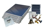 Complete 4 Panel EZ-Connect Hybrid Solar Water Heater Kit