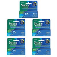 Systane Nighttime Lubricant Eye Ointment 3.50 g (5 Pack) Lubricates and Comforts Dry Eyes Preservative-Free Rich Ointment for Nighttime Relief