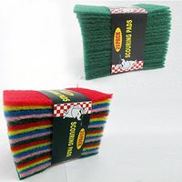 20 Ct Scouring Pads Medium Duty Kitchen Scour Scrub Cleanning Wholesale !