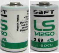2 Pcs SAFT LS14250 LS 14250 1/2 AA 3.6v Li-SOCl2 Lithium Battery High Capacity MADE IN FRANCE