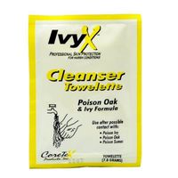 IvyX Poison Ivy Oak Cleansing Towelettes, 2 Pack