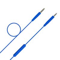 QC35 QC25 Replacement Cable Headphone Audio Cord Compatible with Bose QuietComfort25/35, OE2/OE2i, Soundlink/SoundTrue Headphones, Mic Volume Control for Apple and Android Devices (Blue)