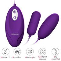 Waterproof 12+1Frequency Double Powerful Quiet Kegel Ball Love Egg Bullet Egg Yoni Egg for Women and Couple (1)