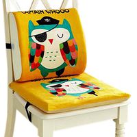 Kylin Express Indoor/Outdoor Soft Home/Office Squared Seat Breathable Chair Cushion with Backrest, No.9