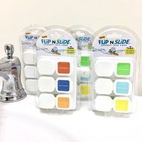Flip n Slide, Contact Lens Case, Flip Top, (four 3-packs, 12 cases)