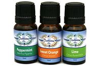 Destination Oils Essential Oils for Energy Gift Set - Lime, Peppermint, and Sweet Orange- 100% Pure
