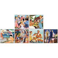 Decorative Weekend R&R Set of 6 Square Box Candle and Fireplace Wood Matches 2.25x2.25x.75